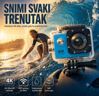 4K Ultra HD Akciona Kamera sa WiFi – Go Pro Kamera za Snimanje u Pokretu