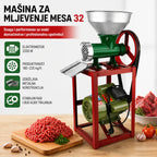 mašina za mlevenje mesa, masina za mlevenje mesa, električna mašina za meso, mašina za meso 32, mašina broj 32, mesoreznica, mašina za kobasice, punilica za kobasice, mlevenje mesa, profesionalna mašina za meso, elektromotor, električni motor, električna mesoreznica, mesarska oprema, oprema za mesaru, mesarski alat, kuhinjski aparat, kuhinjska oprema, mašina za obradu mesa, home meat grinder, meat grinder, electric meat grinder, sausage maker, sausage stuffer, butcher equipment, food processor, profesionaln