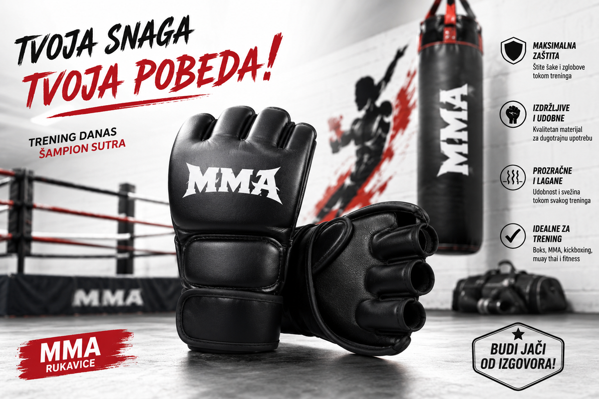 MMA rukavice za kikbox, dzak